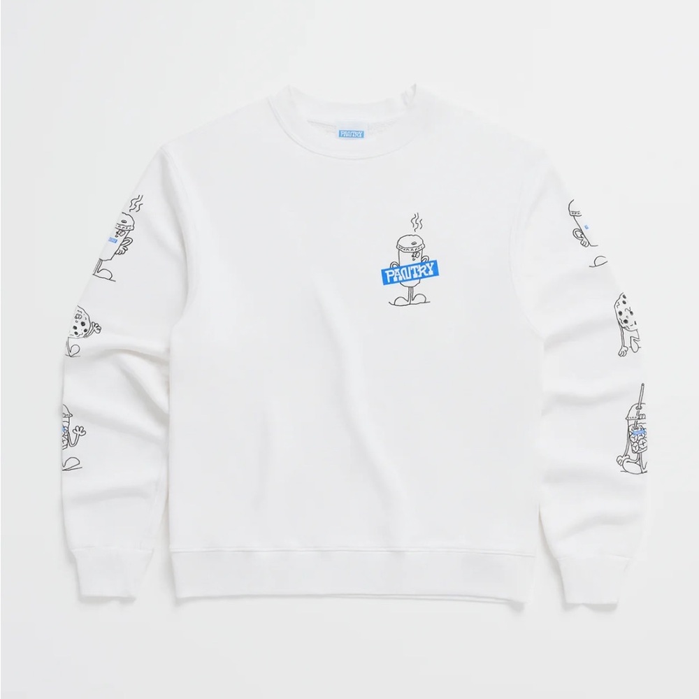 Madhappy Pantry Pals White Graphic Sweatshirt